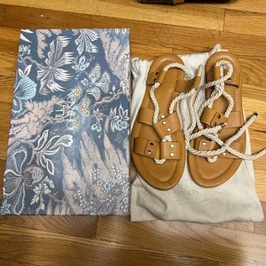 Ulla Johnson Rope Sandle tie up size us9.5